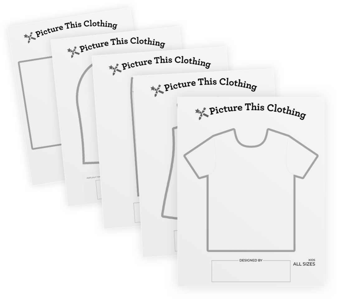 Templates - Picture This Clothing With Regard To Blank Tshirt Template Pdf